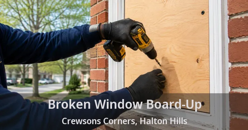 Broken Window Board-Up Crewsons Corners, Halton Hills - ON