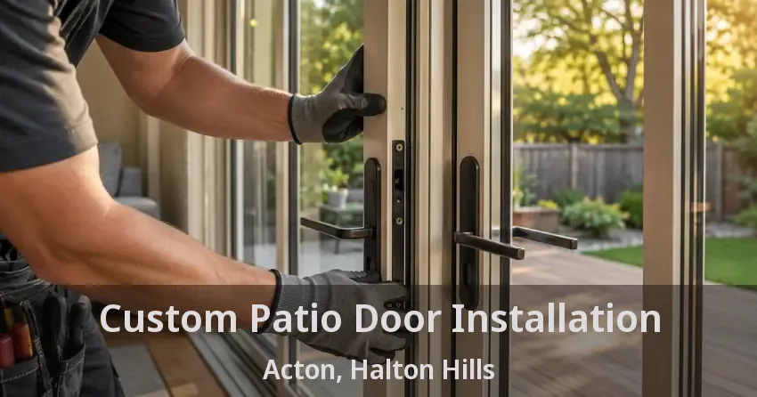 Custom Patio Door Installation Acton, Halton Hills - ON