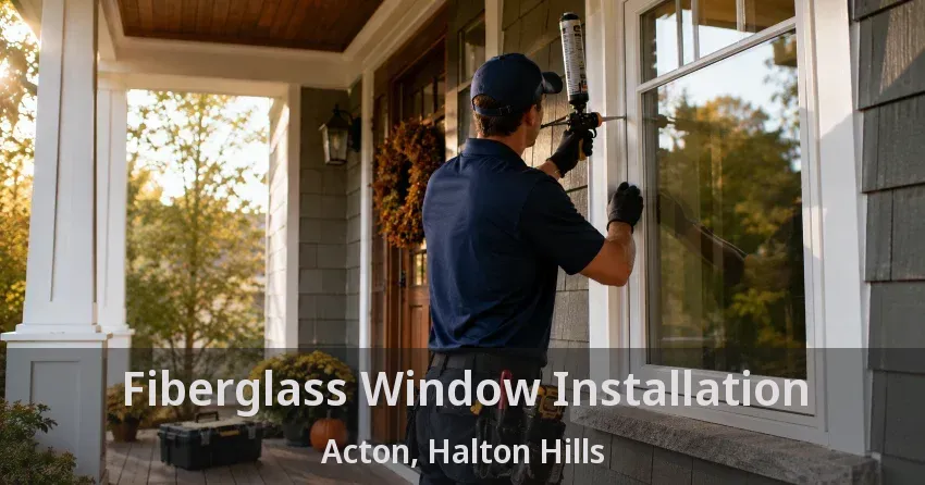 Fiberglass Window Installation Acton, Halton Hills - ON