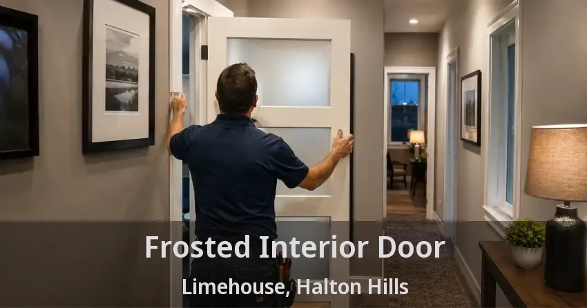 Frosted Interior Door Limehouse, Halton Hills - ON