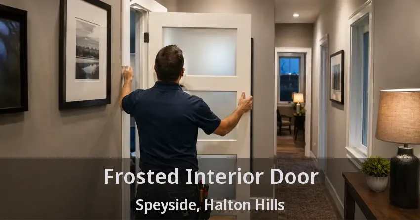 Frosted Interior Door Speyside, Halton Hills - ON