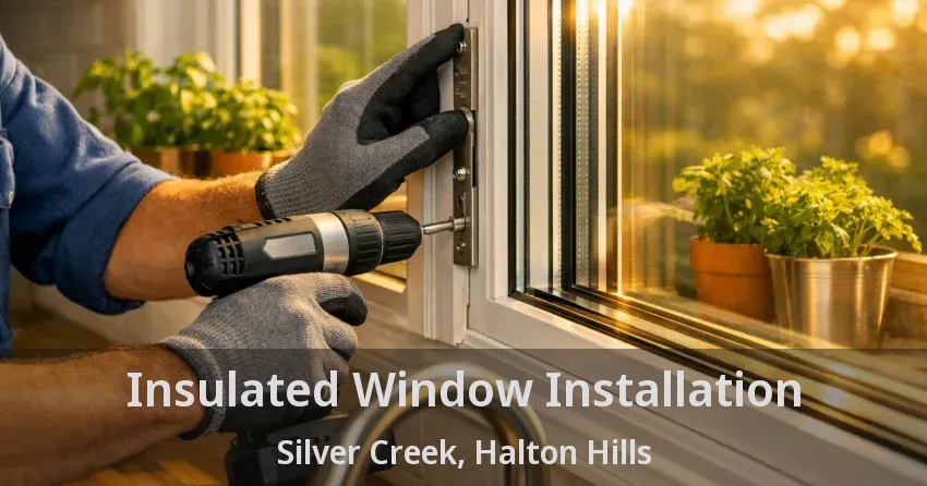 Insulated Window Installation Silver Creek, Halton Hills - ON