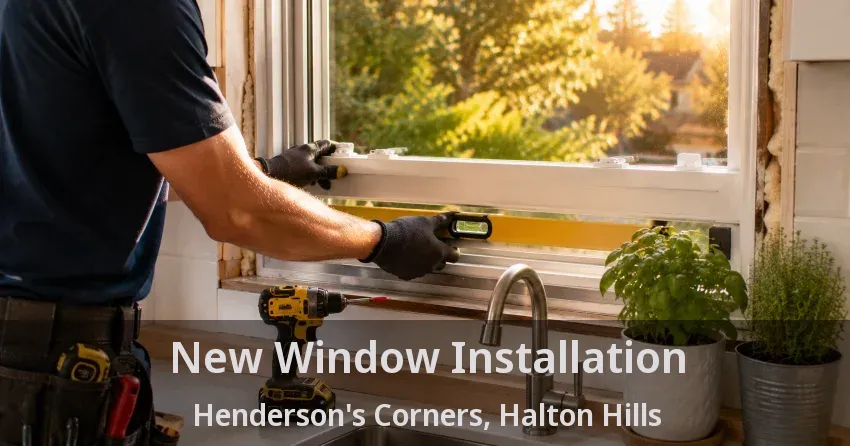 New Window Installation Henderson's Corners, Halton Hills - ON