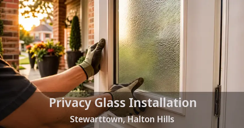 Privacy Glass Installation Stewarttown, Halton Hills - ON