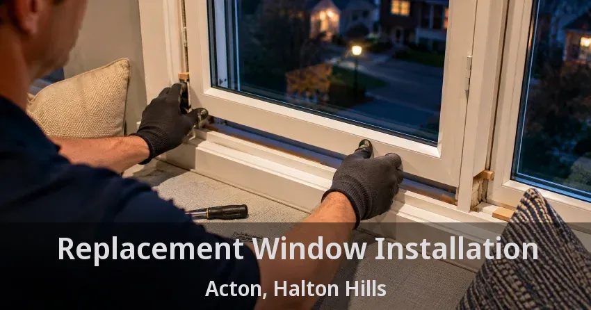Replacement Window Installation Acton, Halton Hills - ON