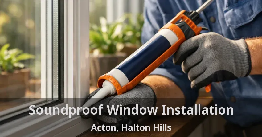 Soundproof Window Installation Acton, Halton Hills - ON