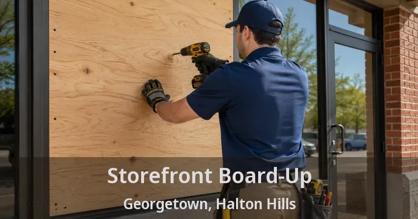 Storefront Board-Up Georgetown, Halton Hills - ON