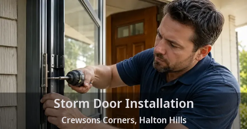 Storm Door Installation Crewsons Corners, Halton Hills - ON