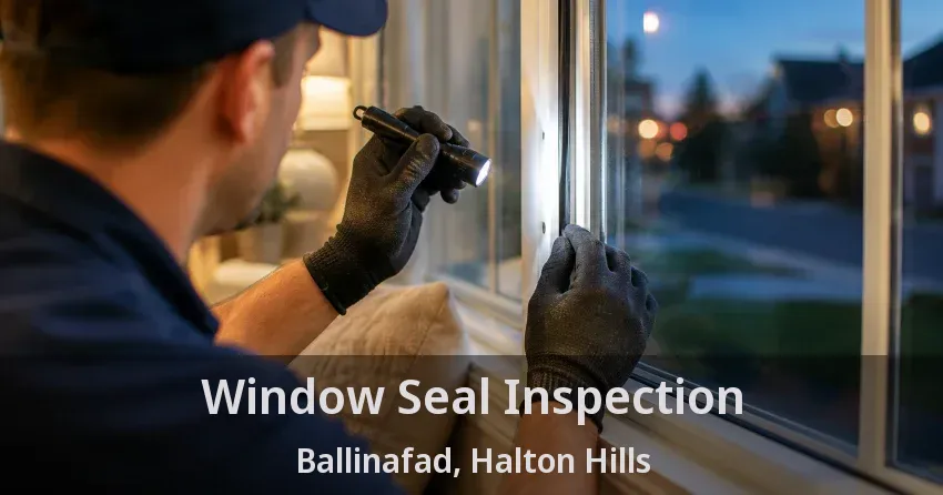 Window Seal Inspection Ballinafad, Halton Hills - ON