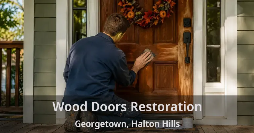 Wood Doors Restoration Georgetown, Halton Hills - ON