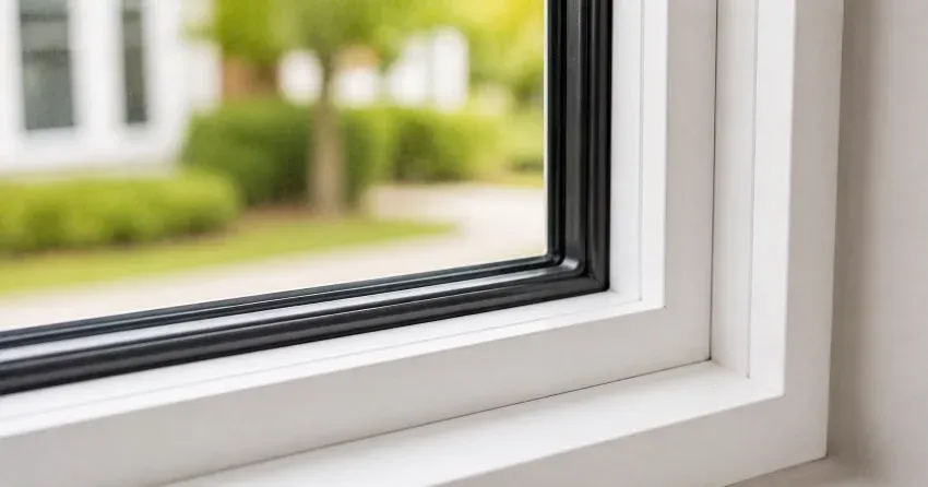 technician repairing window and door hardware in Scotch Block, Halton Hills home
