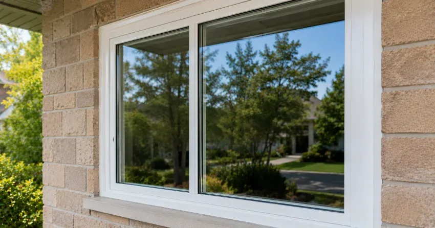 technician installing new insulated glass unit in window frame in Ballinafad, Halton Hills